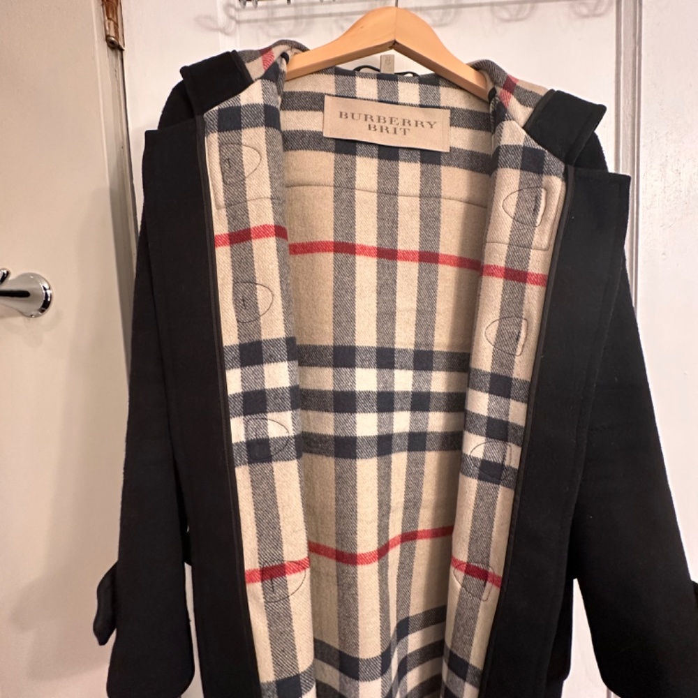 Burberry Wool Toggle Coat - image 7